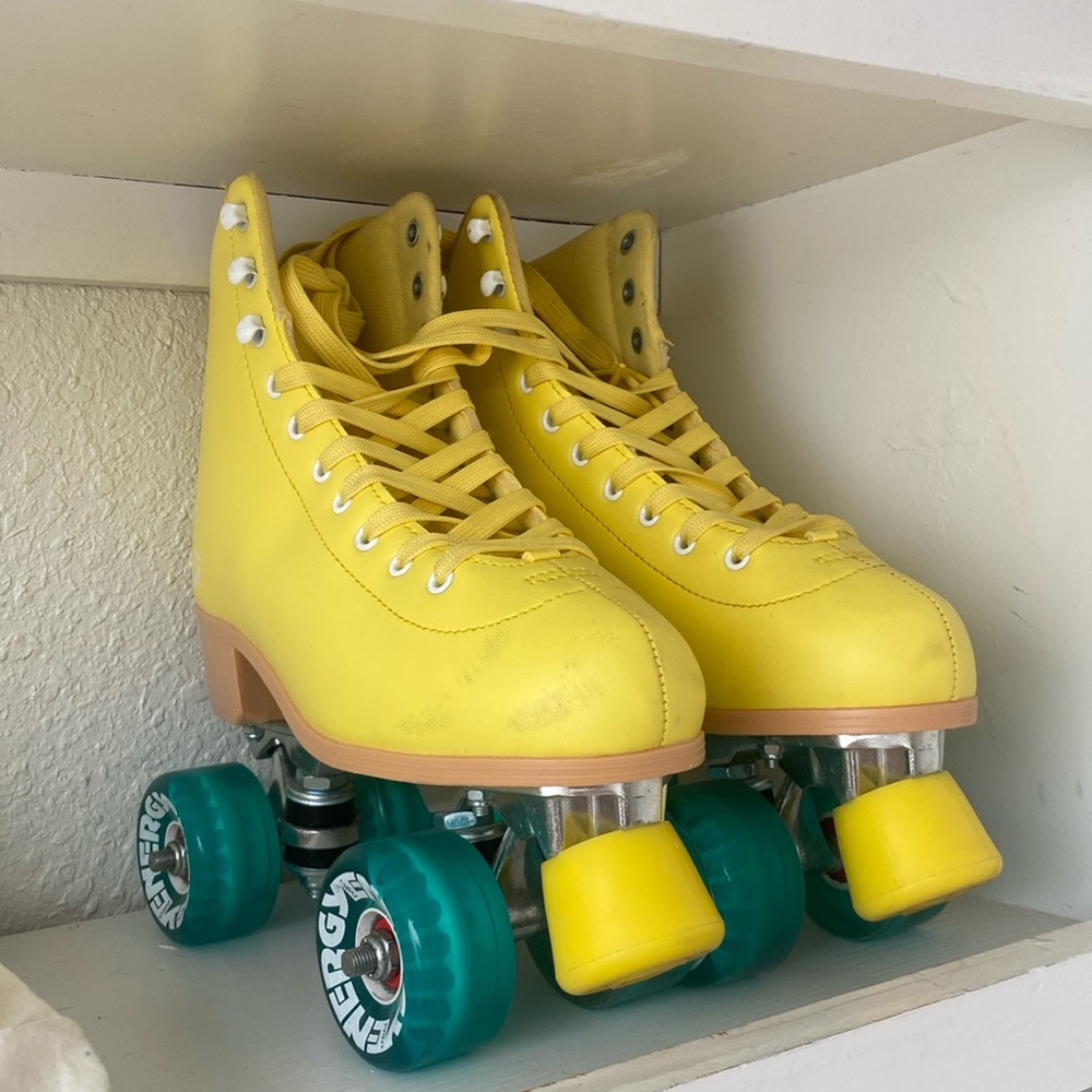 Yellow Rollerskates